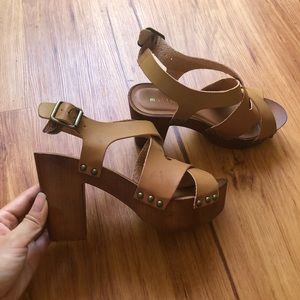 Steve Madden wooden heels